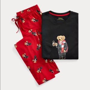Polo Ralph Lauren Bear Cotton Jersey Sleep Set